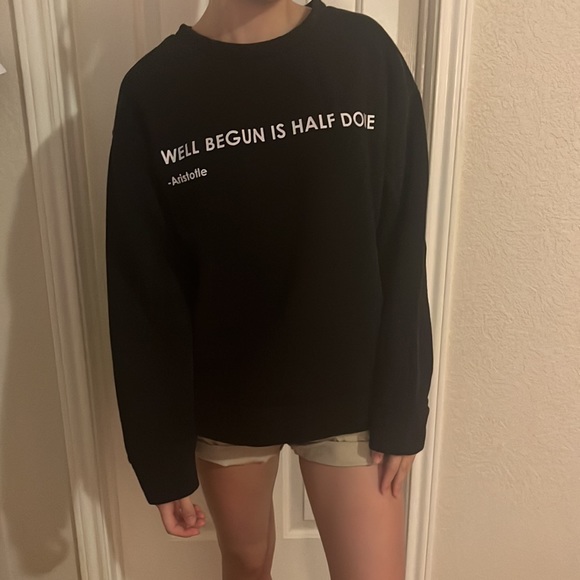 Zara thick crewneck sweatshirt - Picture 2 of 4